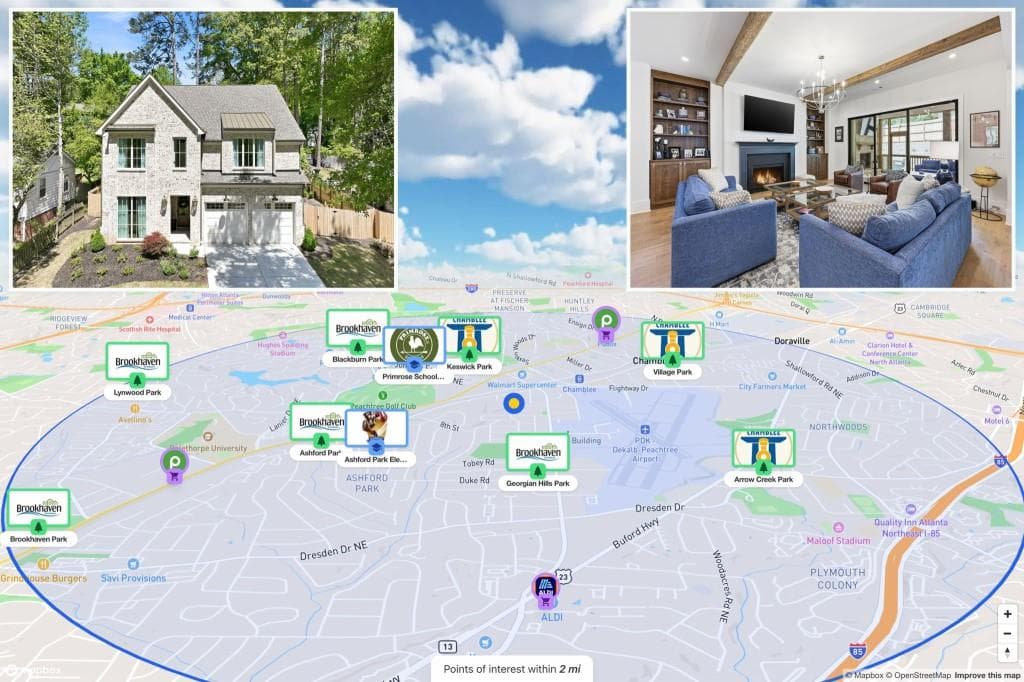 5 bedroom, 5 bathroom, 3,760 sq ft single family residence for sale at 1872 Hickory Road, Chamblee, GA 30341 — photo 3