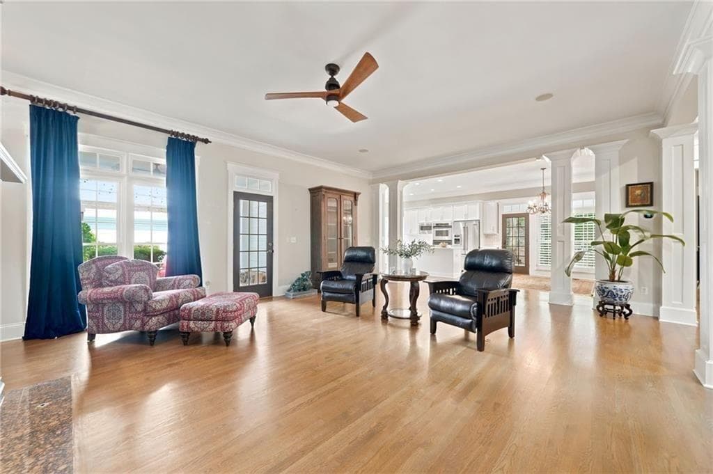 5 bedroom, 6 bathroom, 4,866 sq ft single family residence for sale at 3901 Hazelhurst Drive, Marietta, GA 30066