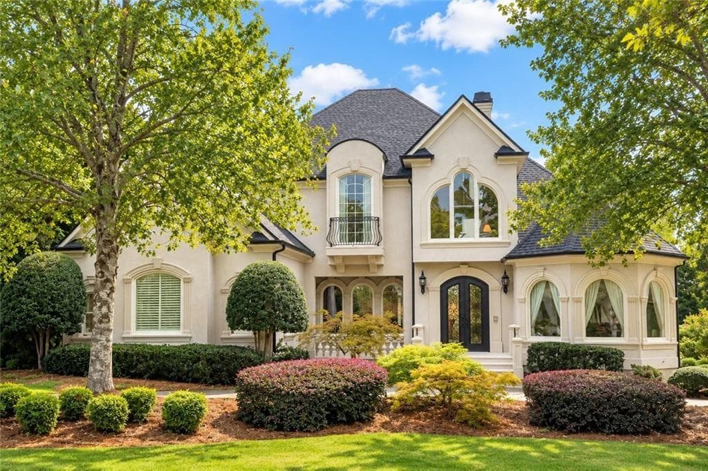 6 bedroom, 6 bathroom, 8,173 sq ft single family residence for sale at 401 Black Diamond Court, Johns Creek, GA 30097