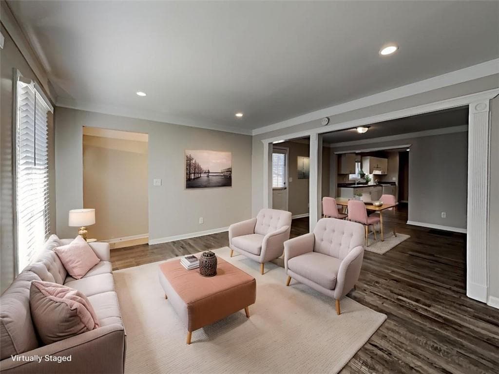 3 bedroom, 2 bathroom, 1,295 sq ft single family residence for sale at 5779 Hillside Drive, Atlanta, GA 30340 — photo 3