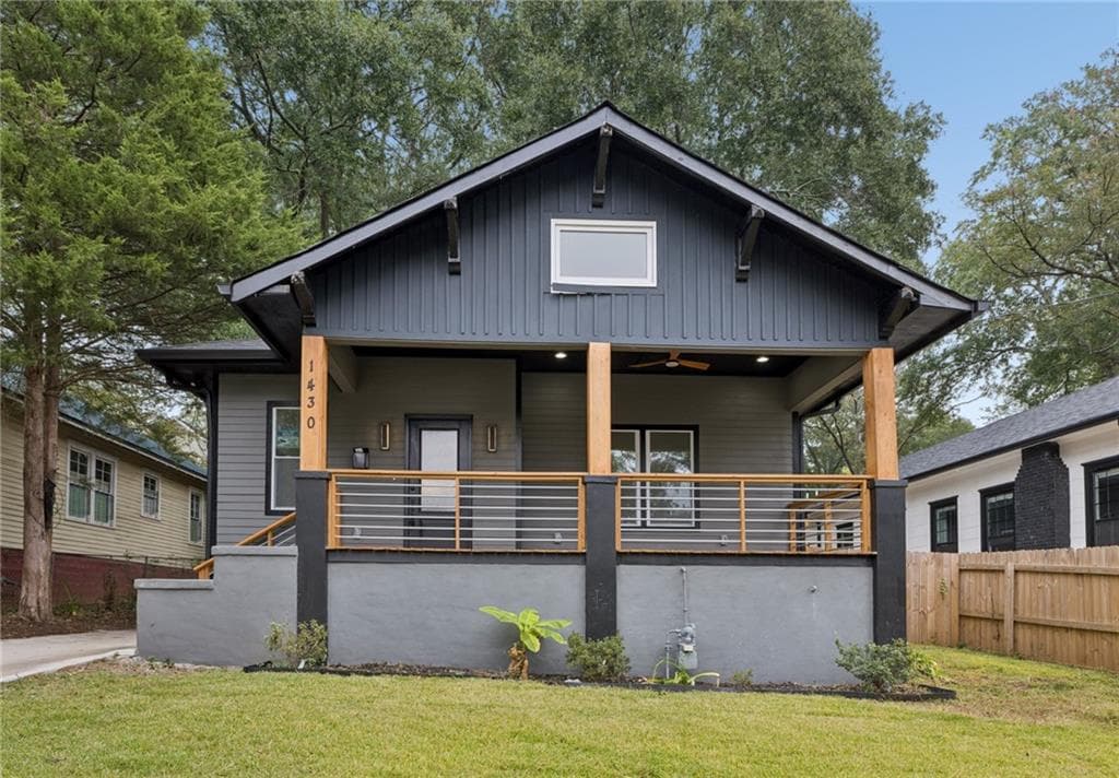 4 bedroom, 3 bathroom, 1,903 sq ft home for sale at 1430 Fairbanks Street, Atlanta, GA