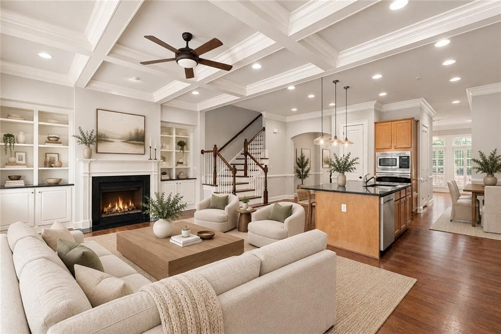 3 bedroom, 4 bathroom, 2,828 sq ft townhouse for sale at 102 Riversgate Drive, Sandy Springs, GA 30339 — photo 4