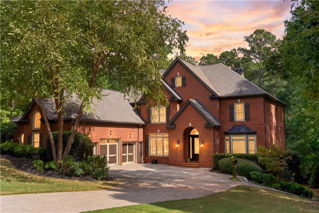 6 bedroom, 6 bathroom, 8,424 sq ft single family residence under contract at 16054 Inverness Trail, Milton, GA 30004