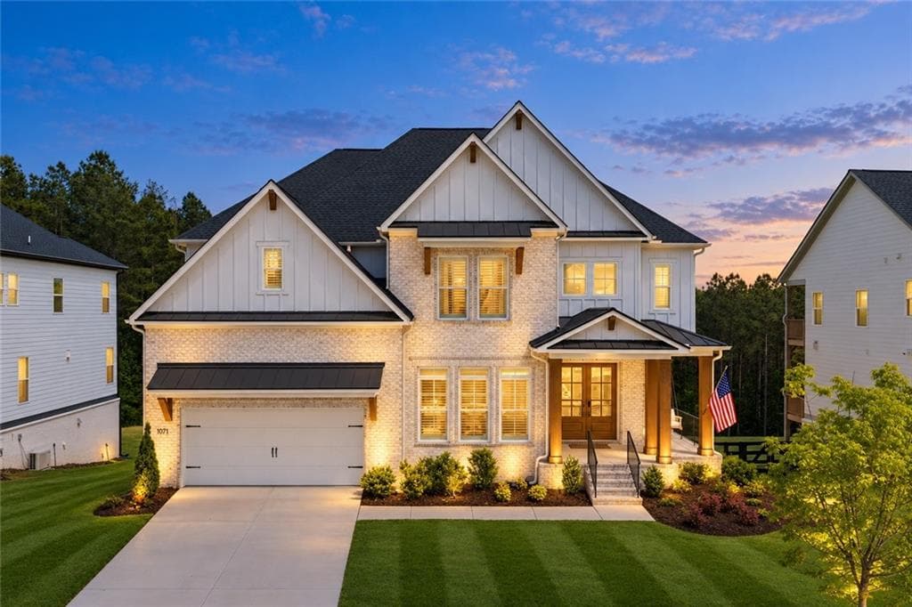 5 bedroom, 4 bathroom, 3,613 sq ft single family residence for sale at 1071 Ridgeview Road, Woodstock, GA 30188
