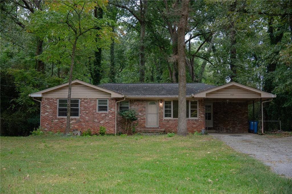 3 bedroom, 2 bathroom, 1,203 sq ft single family residence for rent at 5565 Bowers Road, Stone Mountain, GA 30087 for $1,500 a month — photo 1 of 18