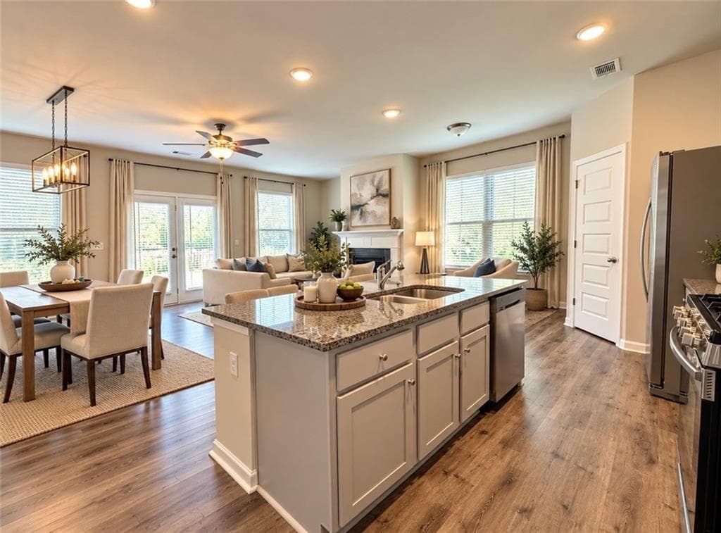 3 bedroom, 3 bathroom, 1,784 sq ft townhouse for sale at 3665 Prospect Point Drive, Oakwood, GA 30566 — photo 6