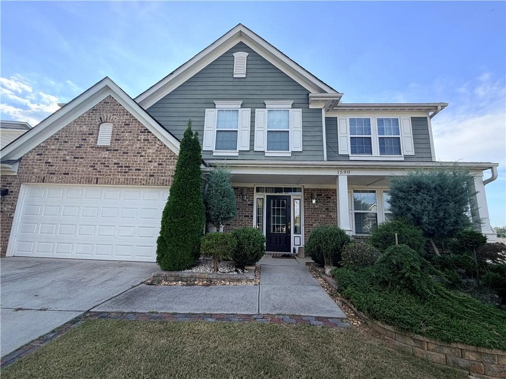 4 bedroom, 4 bathroom, 2,922 sq ft single family residence for sale at 1590 Hillcrest Drive, Sugar Hill, GA 30518 — photo 1 of 29