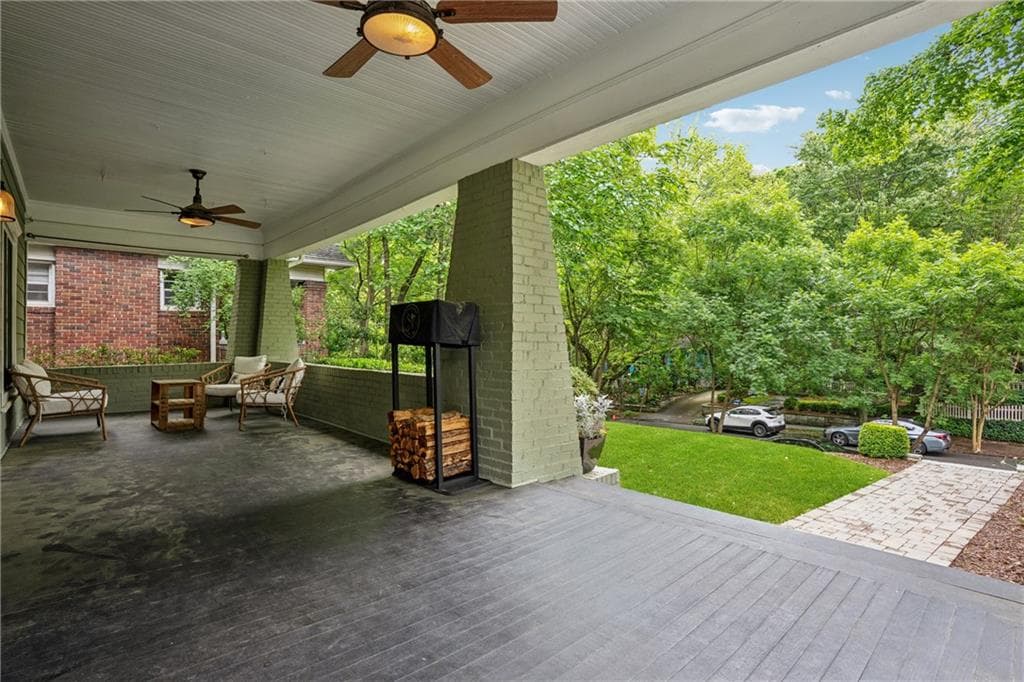 4 bedroom, 3 bathroom, 2,957 sq ft single family residence for rent at 1016 Highland View, Atlanta, GA 30306 for $8,500 a month — photo 2