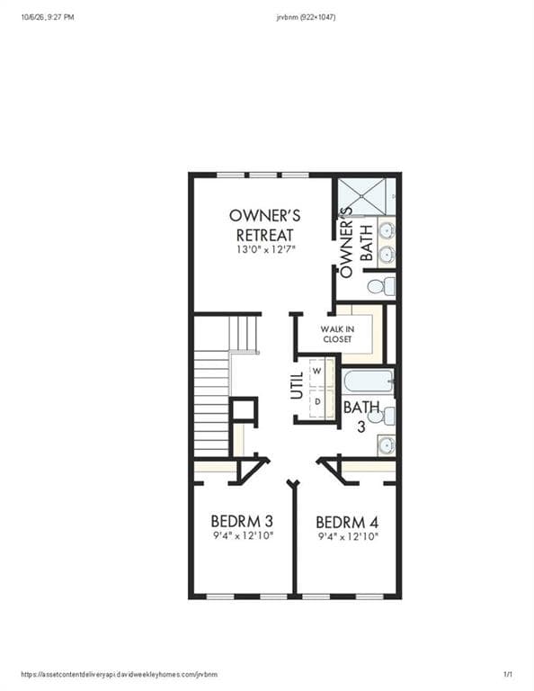 4 bedroom, 4 bathroom, 1,919 sq ft townhouse for sale at 3026 Greco Place, Scottdale, GA 30079 — photo 6
