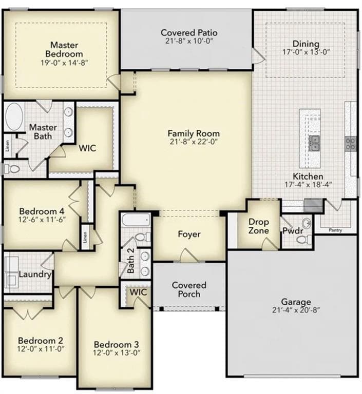 4 bedroom, 3 bathroom, 2,700 sq ft single family residence for sale at 383 Blackberry Court, Pendergrass, GA 30567 — photo 3