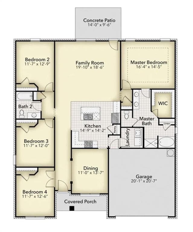 4 bedroom, 2 bathroom, 2,100 sq ft single family residence for sale at 329 Blackberry Court, Pendergrass, GA 30567 — photo 3
