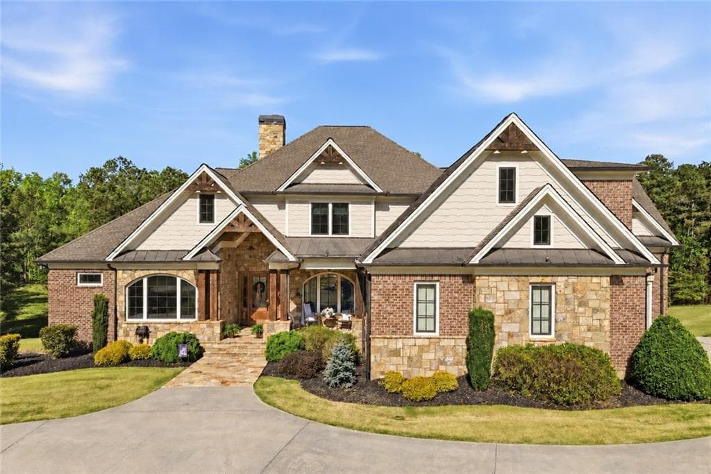 6 bedroom, 9 bathroom, 10,863 sq ft single family residence for sale at 680 Gaddis Road, Canton, GA 30115