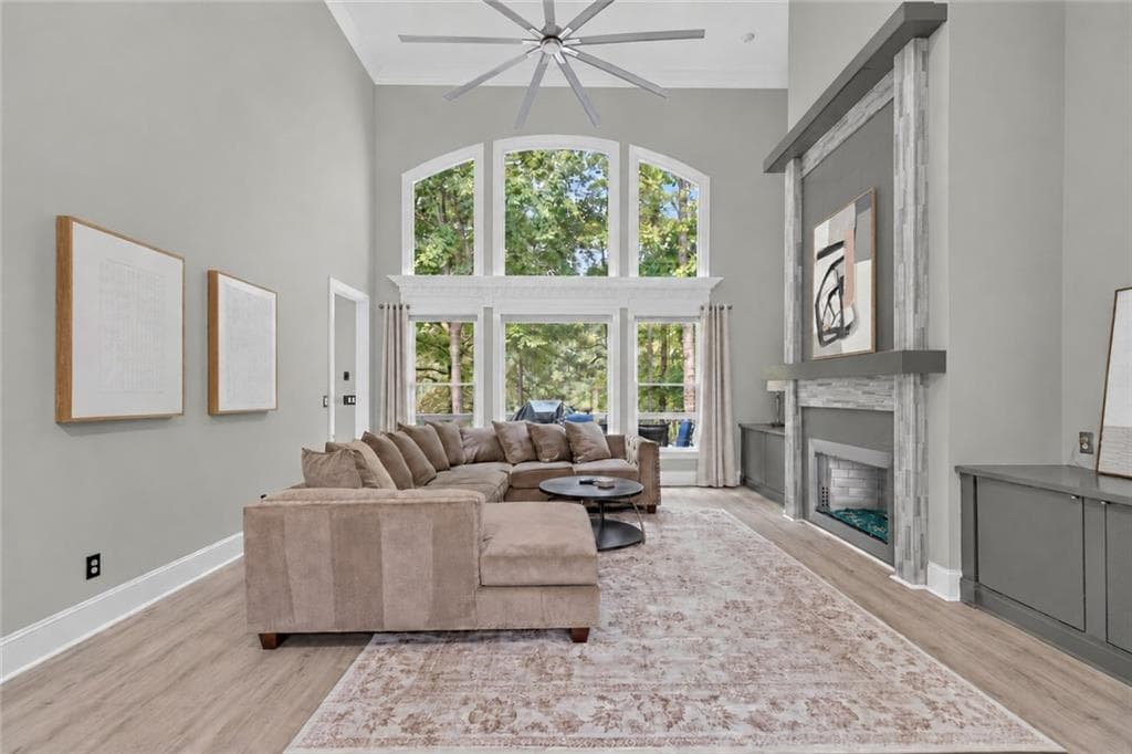 5 bedroom, 6 bathroom, 6,900 sq ft single family residence for sale at 345 Majestic Cove, Milton, GA 30004 — photo 9
