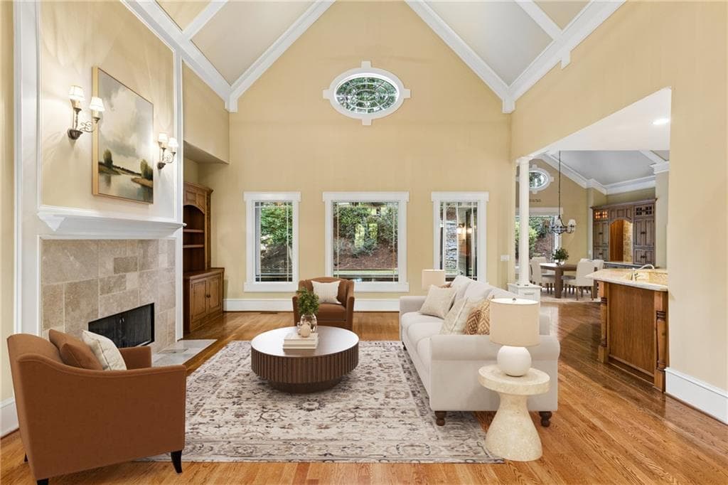 4 bedroom, 4 bathroom, 4,858 sq ft single family residence for sale at 1054 Wiley Bridge Road, Woodstock, GA 30188 — photo 2