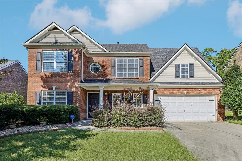 4 bedroom, 3 bathroom, 2,655 sq ft single family residence for sale at 1197 Misty Valley Court, Lawrenceville, GA 30045 — photo 1 of 38