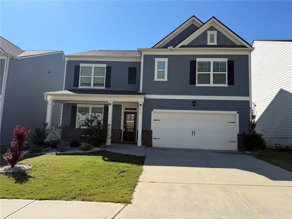 5 bedroom, 3 bathroom, 2,822 sq ft single family residence for rent at 297 Barnwood Lane, Dawsonville, GA 30534 for $2,575 a month — photo 1 of 64