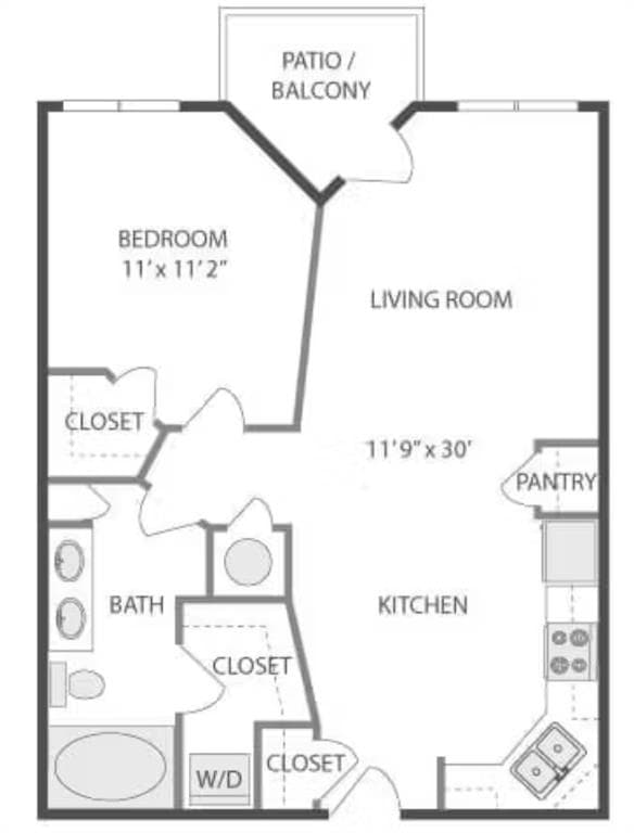 1 bedroom, 1 bathroom, 702 sq ft apartment for rent at 2400 Parkland Drive 209, Atlanta, GA 30324 for $1,585 a month — photo 8