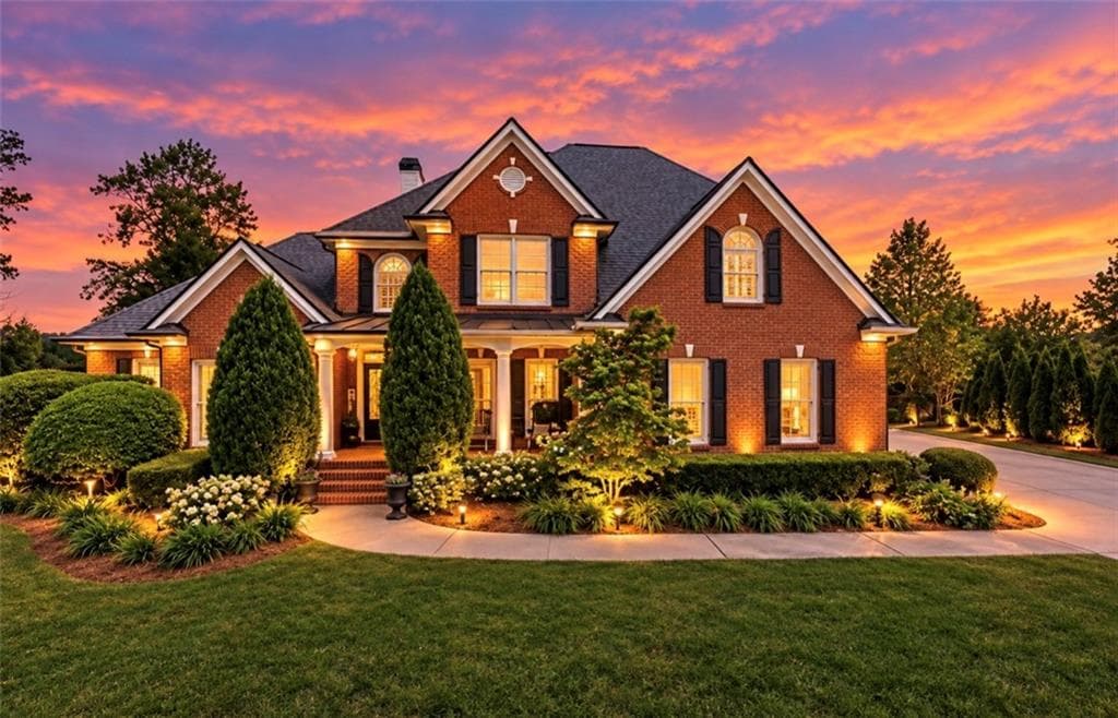6 bedroom, 5 bathroom, 5,615 sq ft single family residence for sale at 5320 Brookglen Court Court, Cumming, GA 30040 — photo 1 of 58
