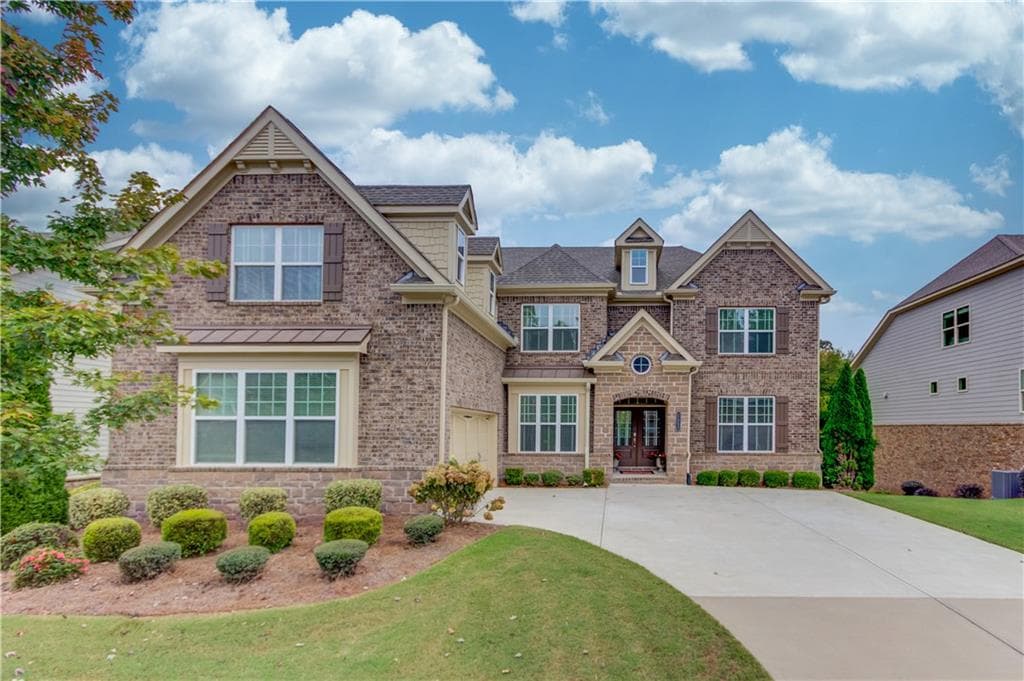6 bedroom, 6 bathroom, 6,582 sq ft single family residence for sale at 2445 Crimson Downs Drive, Cumming, GA 30040