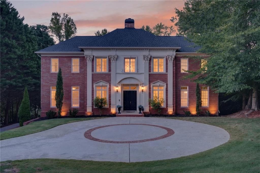 5 bedroom, 6 bathroom, 7,768 sq ft single family residence for sale at 3831 River Mansion Drive, Peachtree Corners, GA 30096 — photo 1 of 37