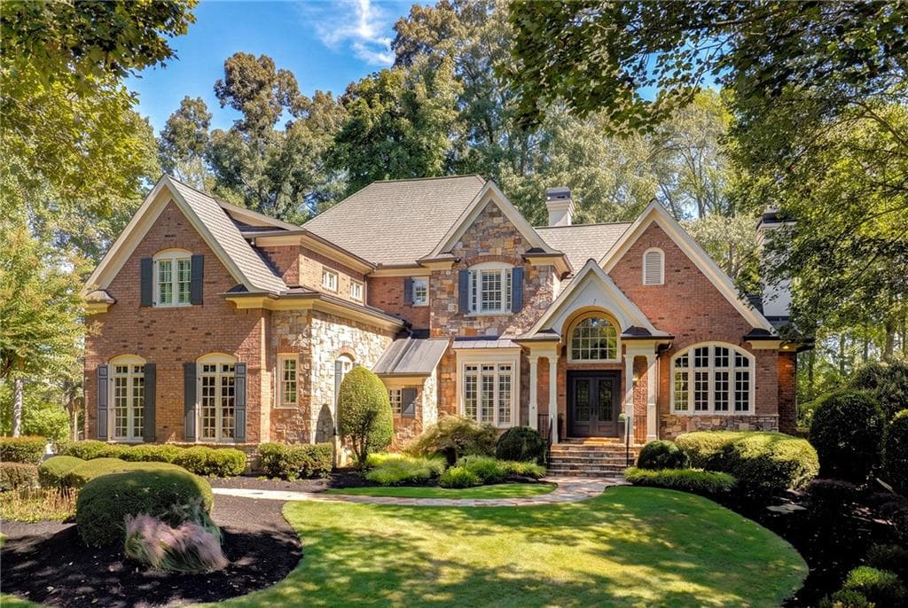 6 bedroom, 7 bathroom, 8,292 sq ft single family residence for sale at 135 Foxhollow Trail, Milton, GA 30004