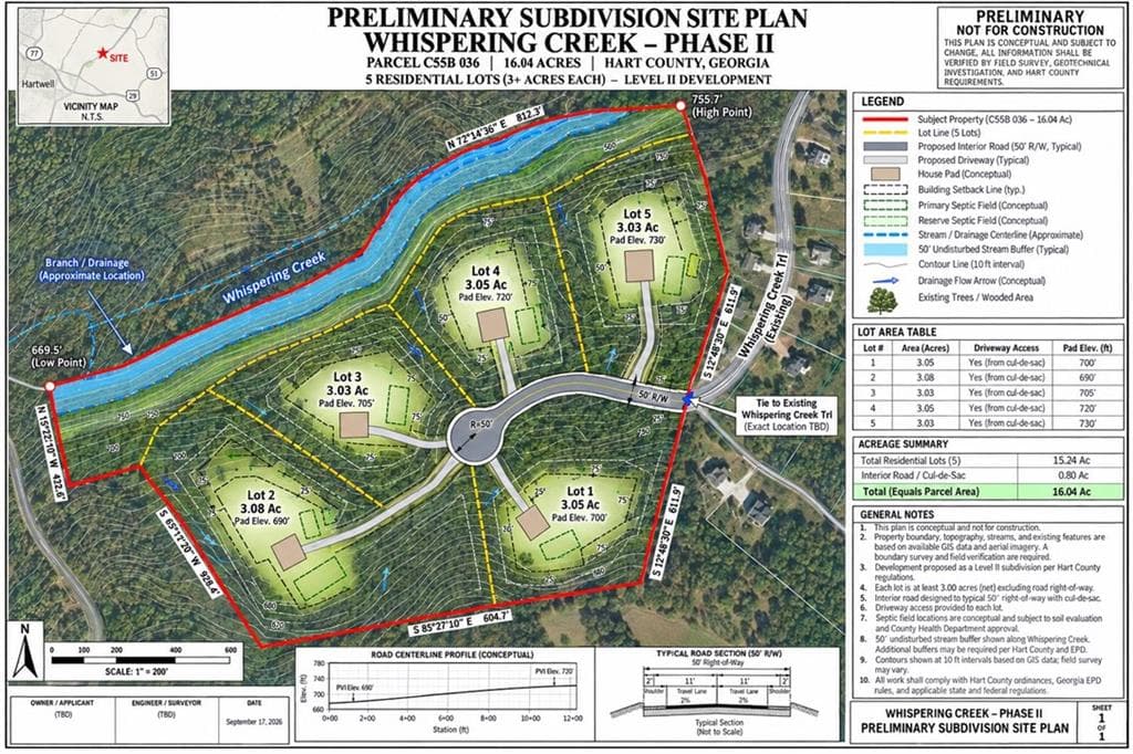 unimproved land for sale at 0 Whispering Creek Trail, Hartwell, GA 30643 — photo 2