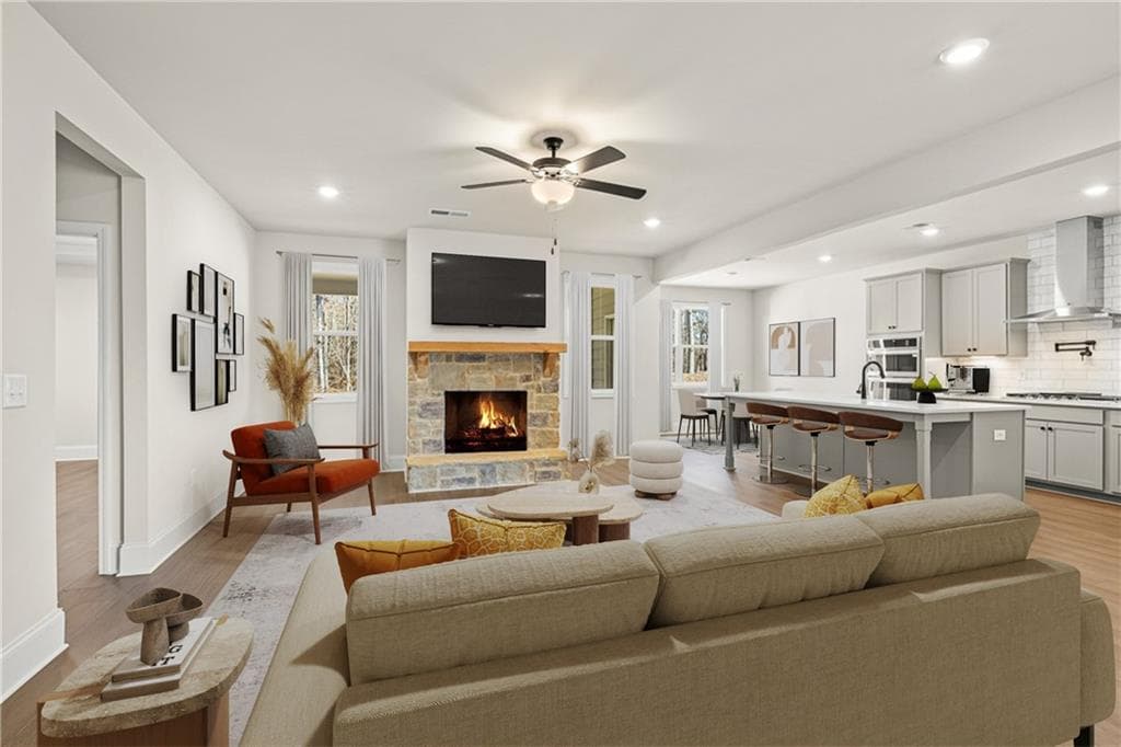 6 bedroom, 5 bathroom, 3,025 sq ft single family residence for sale at 122 Blossom Lane Circle, Calhoun, GA 30701 — photo 8