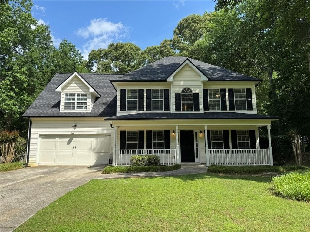 4 bedroom, 3 bathroom, 2,332 sq ft single family residence for rent at 7454 Woody Springs Drive, Flowery Branch, GA 30542 for $2,300 a month — photo 1 of 31