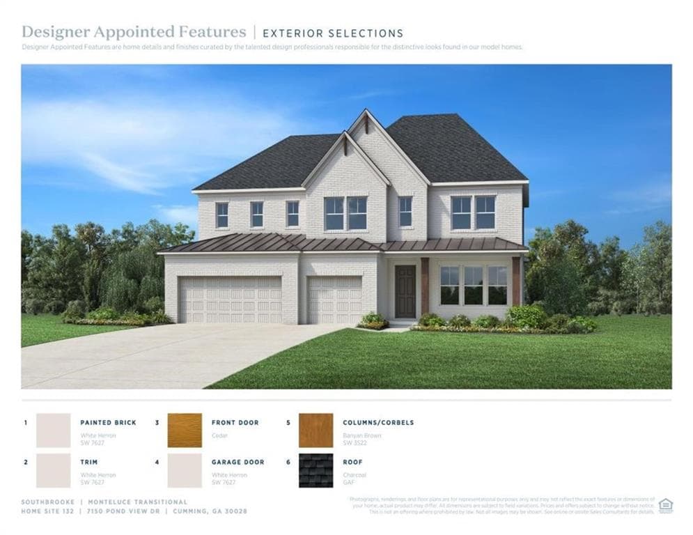 5 bedroom, 5 bathroom, 3,982 sq ft single family residence for sale at 7150 Pond View Drive, Cumming, GA 30028 — photo 1 of 15