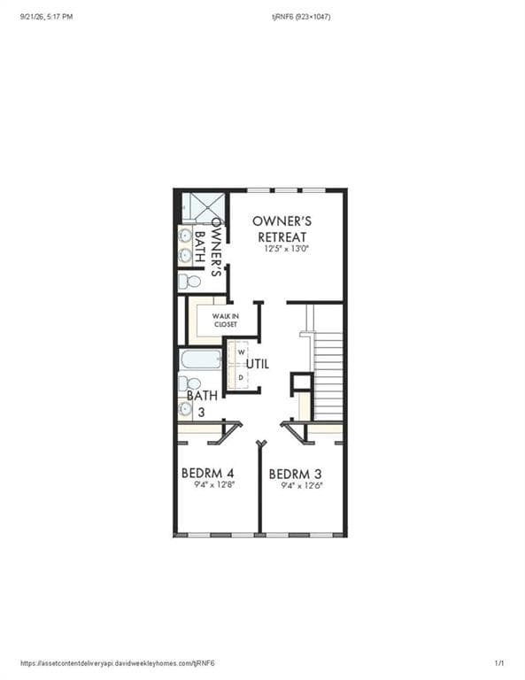4 bedroom, 4 bathroom, 1,919 sq ft townhouse under contract at 3070 Sonata Terrace, Scottdale, GA 30079 — photo 5