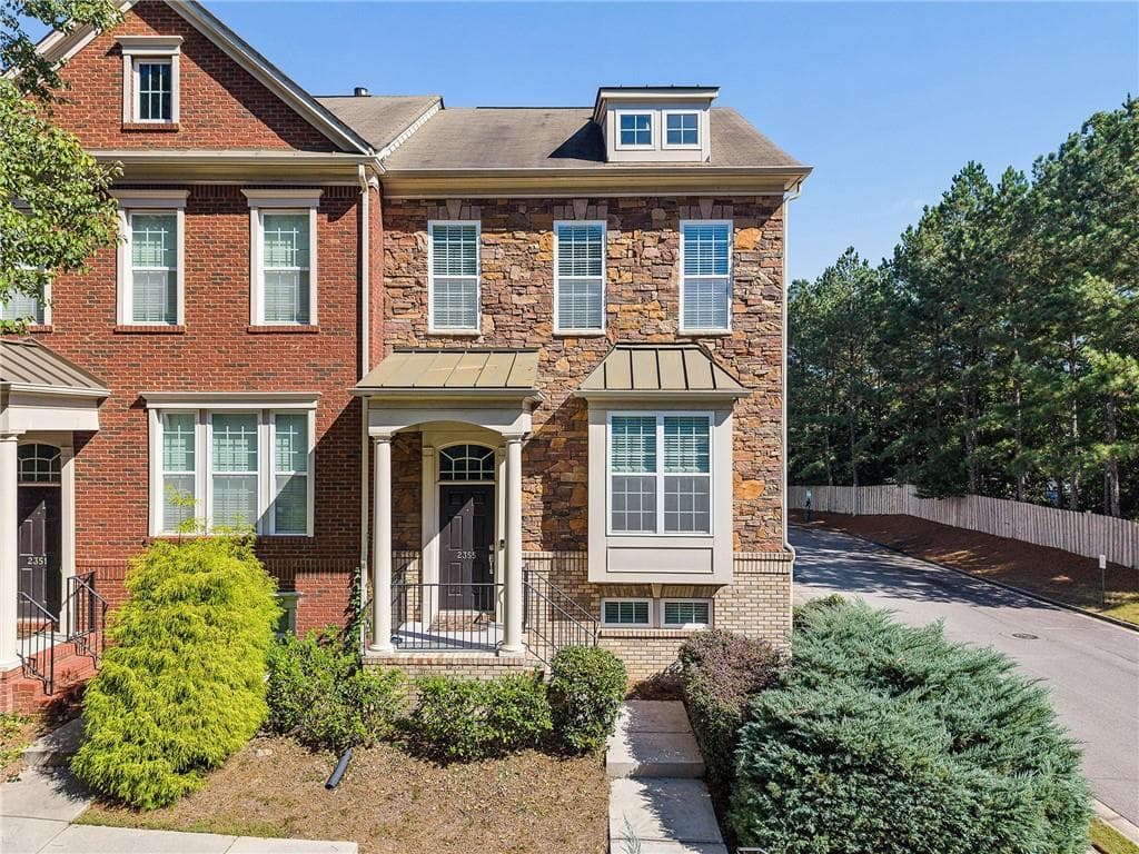 3 bedroom, 4 bathroom, 1,834 sq ft townhouse for sale at 2355 Millhaven Street, Smyrna, GA 30080