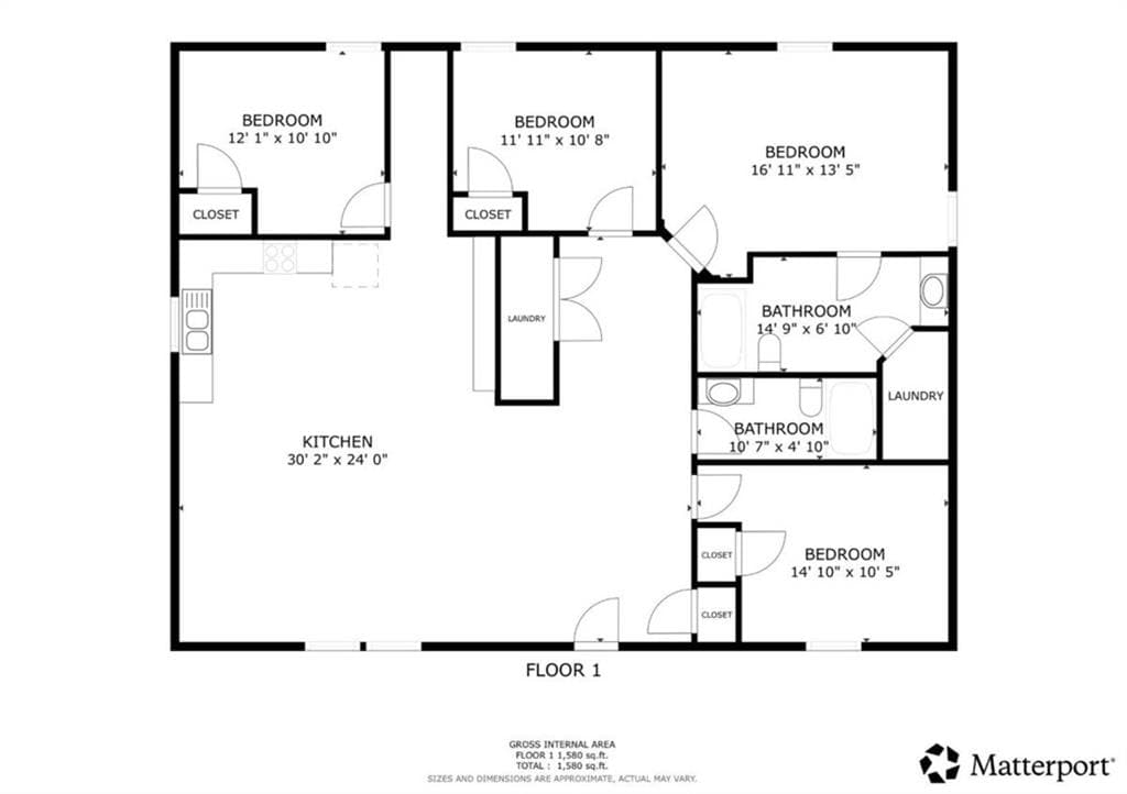 4 bedroom, 2 bathroom, 1,580 sq ft single family residence for rent at 301 Carwood Drive, Monroe, GA 30655 for $2,000 a month — photo 2