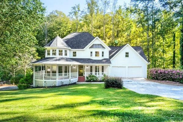 4 bedroom, 4 bathroom, 4,326 sq ft single family residence for sale at 1436 Old Mill Road, Ball Ground, GA 30107 — photo 1 of 37