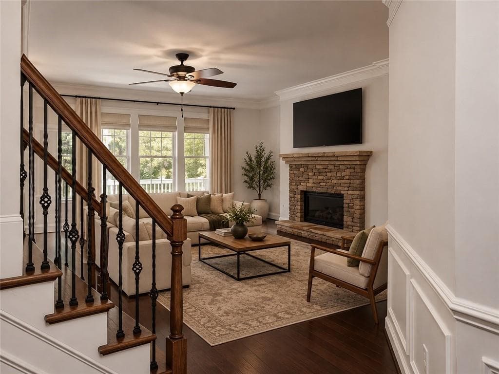 6 bedroom, 4 bathroom, 4,243 sq ft single family residence for sale at 821 Tramore Road, Acworth, GA 30102 — photo 8