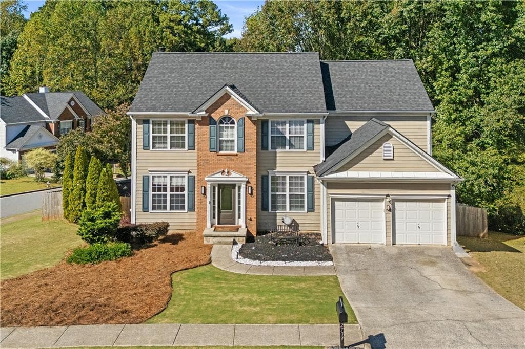 4 bedroom, 3 bathroom, 2,738 sq ft single family residence for sale at 2734 Spindletop Lane, Kennesaw, GA 30144 — photo 1 of 55