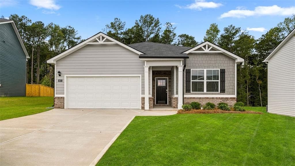 3 bedroom, 2 bathroom, 1,714 sq ft single family residence for sale at 8571 Secretariat Drive, Lithonia, GA 30058 — photo 1 of 40