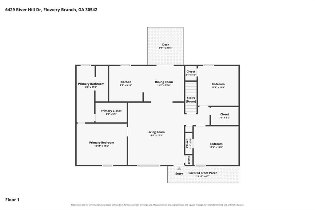4 bedroom, 3 bathroom, 2,079 sq ft single family residence for sale at 6429 River Hill Drive, Flowery Branch, GA 30542 — photo 3