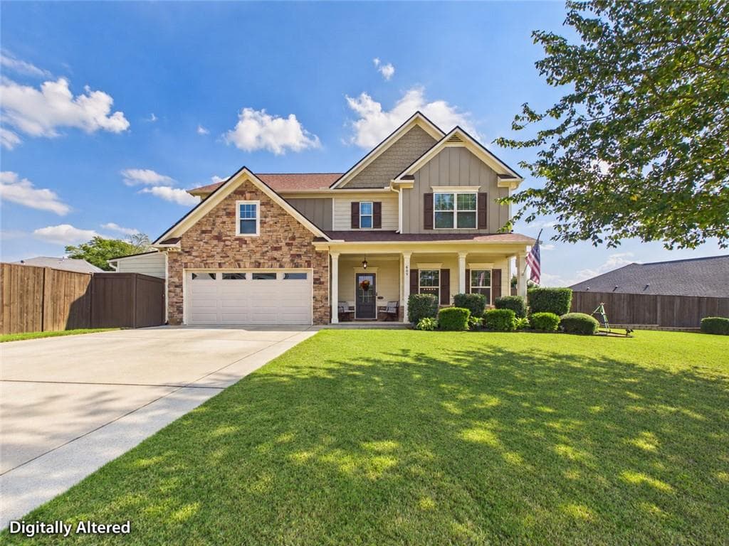 6 bedroom, 4 bathroom, 3,322 sq ft single family residence for sale at 609 Darnell Road, Canton, GA 30115 — photo 2