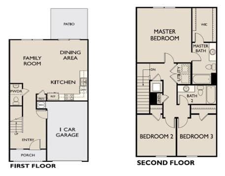 3 bedroom, 3 bathroom, 1,421 sq ft townhouse for sale at 1008 Castanea Drive, Douglasville, GA 30135 — photo 2