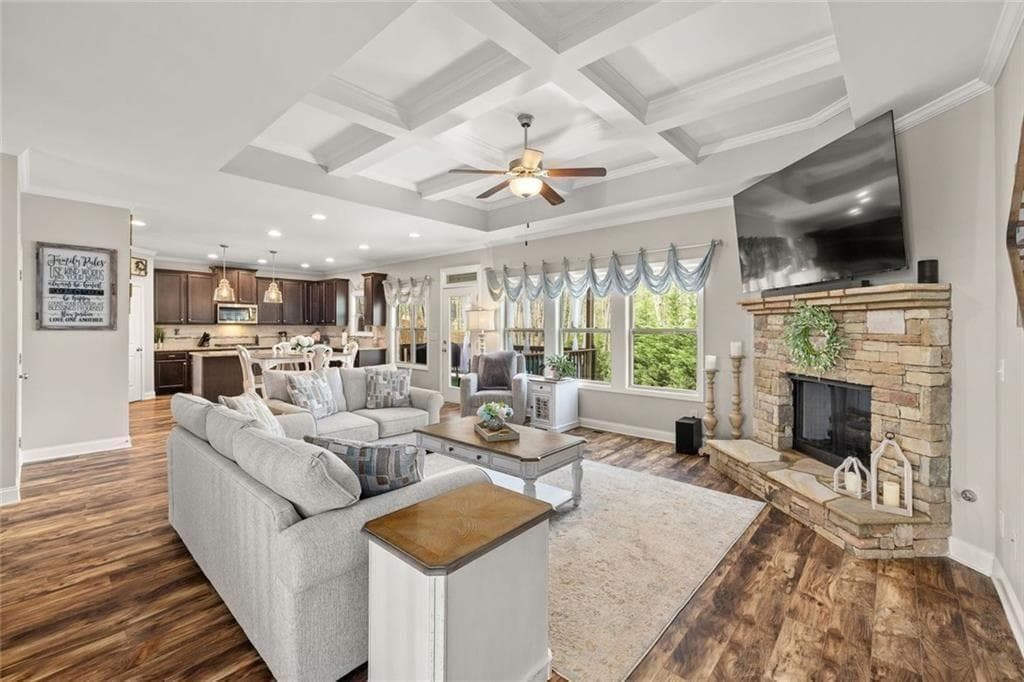 5 bedroom, 3 bathroom, 3,142 sq ft single family residence for sale at 6330 Oldham Court, Gainesville, GA 30506