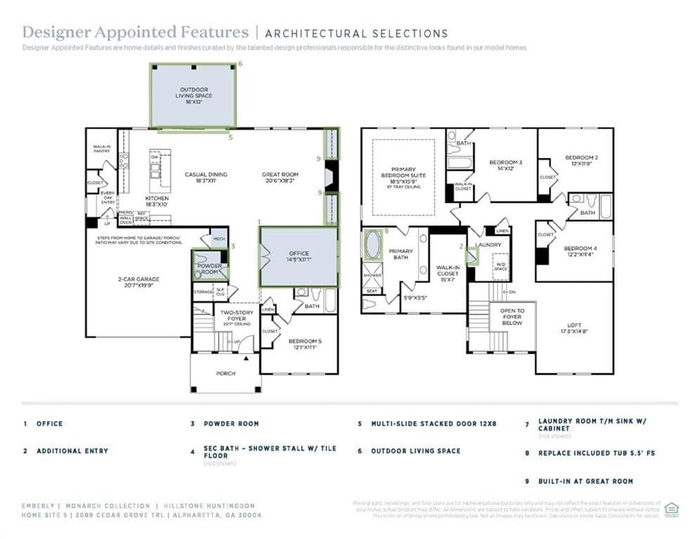 5 bedroom, 5 bathroom, 3,393 sq ft single family residence for sale at 3089 Cedar Grove Trail, Alpharetta, GA 30004 — photo 3
