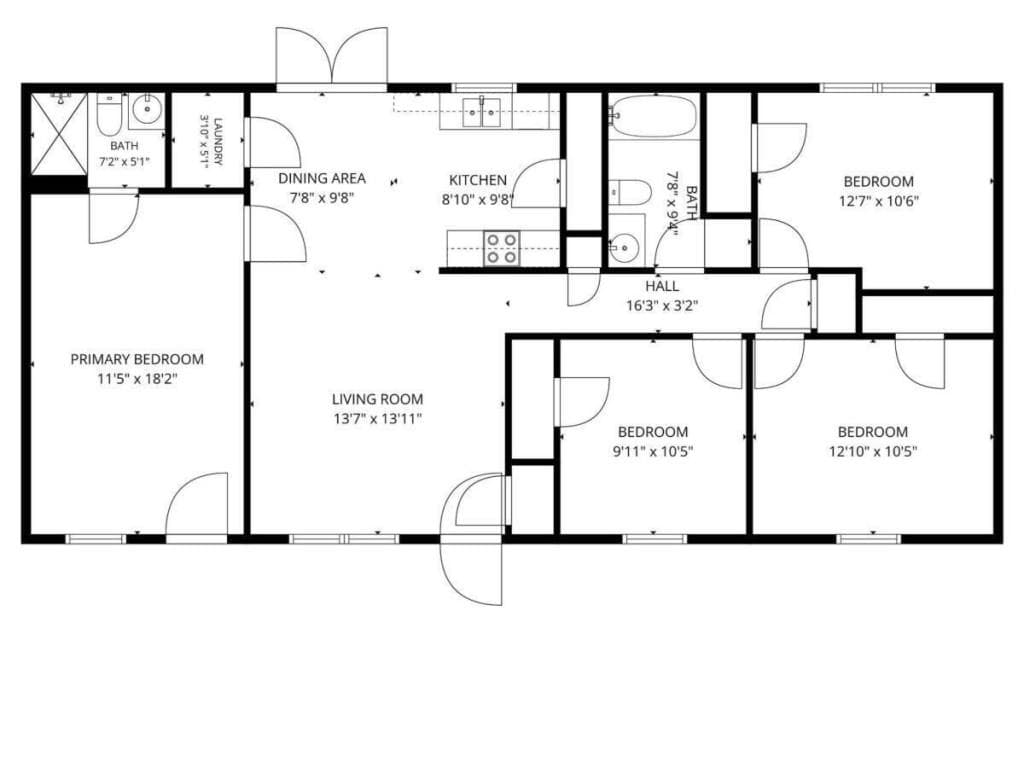 4 bedroom, 2 bathroom, 1,325 sq ft single family residence for sale at 125 Pleasant Valley Road, Mcdonough, GA 30253 — photo 5