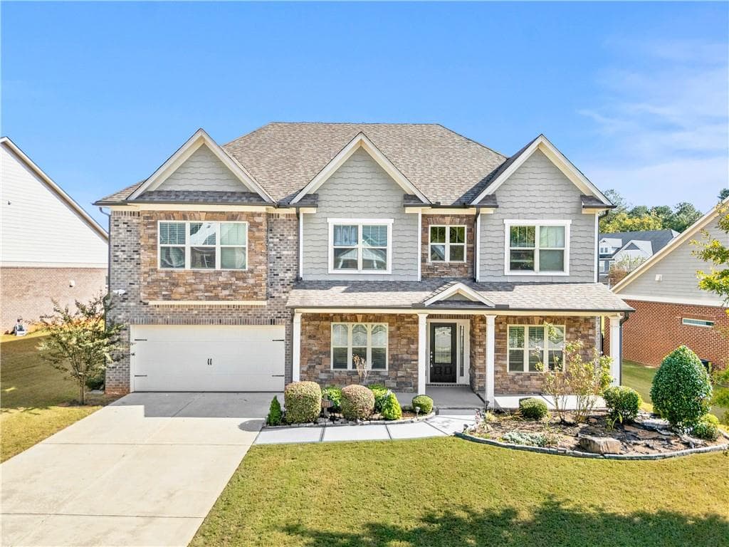 5 bedroom, 4 bathroom, 3,752 sq ft single family residence for rent at 4911 Woodland Pass Circle, Stone Mountain, GA 30087 for $3,500 a month — photo 1 of 50
