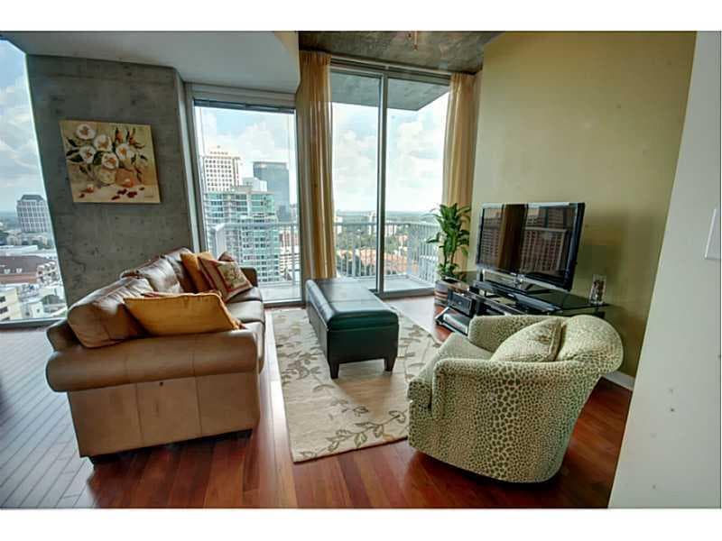 1 bedroom, 748 sq ft condominium sold at 855 Peachtree Street 1612, Atlanta, GA 30308