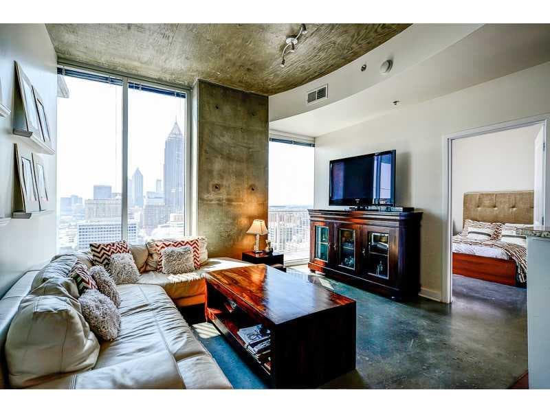2 bedroom, 1,184 sq ft condominium sold at 855 Peachtree Street 2207, Atlanta, GA 30308
