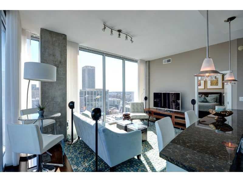 2 bedroom, 1,158 sq ft condominium sold at 855 Peachtree Street 2113, Atlanta, GA 30308