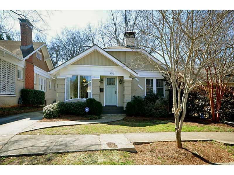 2 bedroom, 1,450 sq ft single family residence sold at 931 Virginia Circle, Atlanta, GA 30306