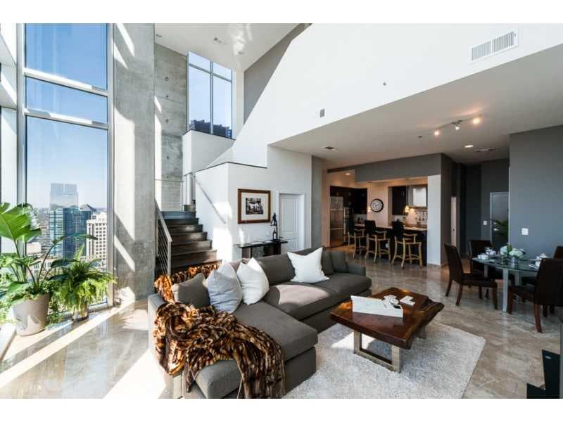 2 bedroom, 1,948 sq ft condominium sold at 855 Peachtree Street 3602, Atlanta, GA 30308