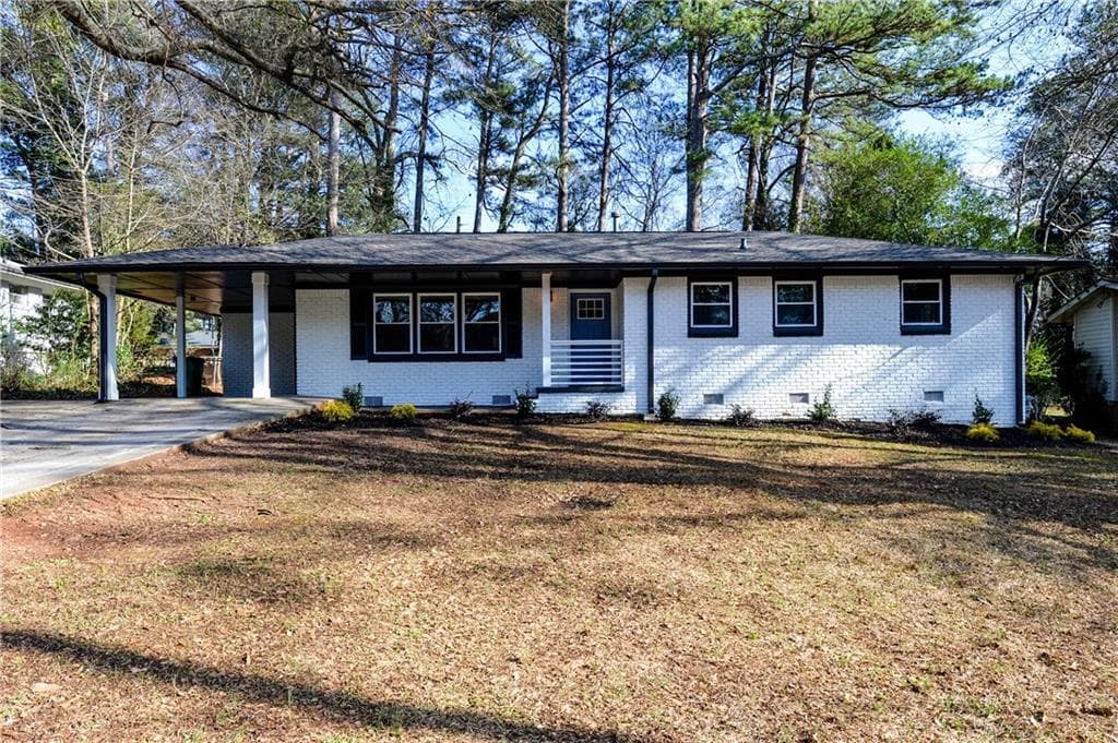 3 bedroom, 2 bathroom, 1,366 sq ft single family residence sold at 1124 Dove Valley Road, Decatur, GA 30032