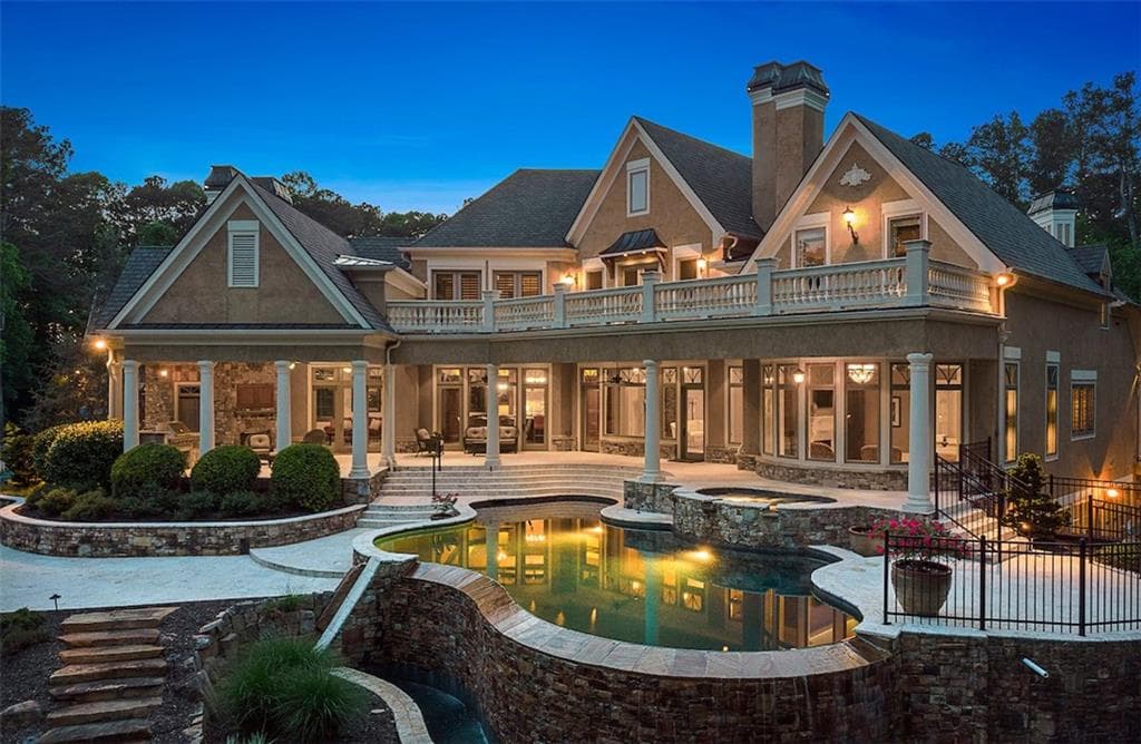 6 bedroom, 11 bathroom, 11,000 sq ft single family residence sold at 1850 Trinity Church Road A-67 AC, Canton, GA 30115